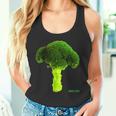 ブロッコリー 大 写真 & 文字 Broccoli Big Photo & Text タンクトップ