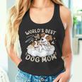 ベスト・ドッグ・ママ、子犬とジャック・ラッセル・テリア タンクトップ