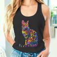 ベンガル猫ポップアート タンクトップ