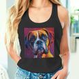 ボクサー 犬 カラフル イラスト グラフィック タンクトップ