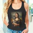 ボストンテリア モナリザ 絵画 アート 犬 ママ お父さん タンクトップ