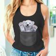 ポケット 北極熊 クマ タンクトップ