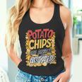 ポテトチップスは常に答えです スナック愛好家 ポテトチップス タンクトップ
