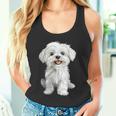 マルチーズ 犬 グラフィック ペット イラスト マルチーズ タンクトップ