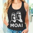 モアイ像 イースター島の頭 ポリネシア タンクトップ
