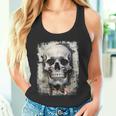 モダンなヒップホップ、レトロ、ヴィンテージ、エッジの効いた Y2k Hip Hop アーバン ストリートウェア、スカル タンクトップ