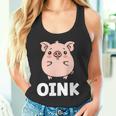 ユーモア豚 ミニマリスト かわいい 面白い豚 長袖tシャツ タンクトップ