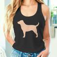 ラブラドールレトリバー 犬のシルエット タンクトップ