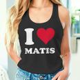 レッドハート I Love Matis タンクトップ