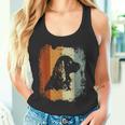 レトロなデザインのアメリカンコッカースパニエルドッグ タンクトップ