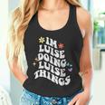 レトログルーヴィーなイム・ルイーズ Doing Luise Things 面白い母の日 タンクトップ