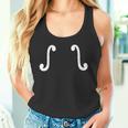 ヴァイオリン バイオリン F字孔 音楽 可愛い シンプル タンクトップ