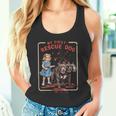 ヴィンテージ ホラー 映画 恋人 レトロ ハロウィン シャツ レスキュー 犬 タンクトップ