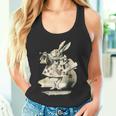 不思議の国のアリス 白ウサギ トランプデザイン タンクトップ