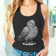 不機嫌そうなピジョン I カートゥーンピジョン タンクトップ