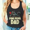 卓球 黒猫パパピンポン 黒猫ピンポン タンクトップ