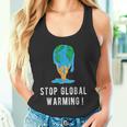 地球温暖化を止める アースデイ 地球 気候保護 地球温暖化 タンクトップ