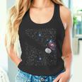宇宙の星 面白いドレス ロボット掃除機 天の川 タンクトップ