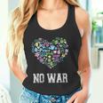 戦争なし、平和、反戦、戦争なし タンクトップ