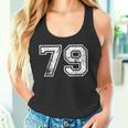 数字 79 ヴィンテージ 1979 誕生日 ヴィンテージ風 タンクトップ