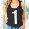 数字アルファベット 1 数字 タンクトップ