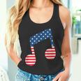 星条旗 アメリカ国旗 音符 タンクトップ