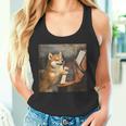 柴犬ピアノ犬 タンクトップ