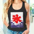 氷 のれん 夏（氷屋 かき氷）お祭り 夜店 漢字 文字 昭和レトロ 和柄 かわいい イラスト タンクトップ