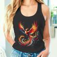 火の鳥 不死鳥 神話上の鳥 立ち上がり 再び生まれる 灰 長袖tシャツ タンクトップ