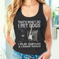 犬好き ギター ミュージシャン ペット 犬 演奏 ギター 面白い タンクトップ