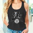 猫 ロックンロール パンク バンド 猫柄 猫好き Rock 面白い おしゃれ かっこいい 大きいサイズ Catdrum タンクトップ