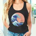 神奈川の偉大な波 日本製 タンクトップ