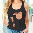 私のポケットファニーで家族のレッドパンダ タンクトップ