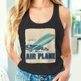 航空機愛好家のためのクールな旅客機飛行機コスチューム。 タンクトップ