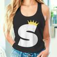 英文字 大文字 アルファベット モノグラム イニシャル キング クイーン クラウン タンクトップ