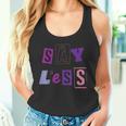 言うことを少なく見積もり-言う量を減らす タンクトップ