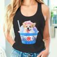 面白いtシャツ コーギー かき氷 イヌ メンズ 犬好き グッズ かわいい おもしろ 面白い 服 ネタ 夏 タンクトップ