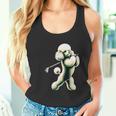 面白いtシャツ トイプードル ゴルフ イヌ メンズ 犬好き グッズ かわいい おもしろ 面白い 服 ネタ タンクトップ