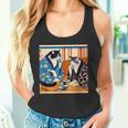 面白いtシャツ 猫 ネコ 酒 メンズ 猫好き グッズ おもしろ 面白い 服 ネタ にゃんこ 猫の下僕 浮世絵 タンクトップ