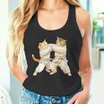 面白いtシャツ 猫 柔道 ネコ メンズ 猫好き グッズ おもしろ 面白い 服 ネタ にゃんこ 猫の下僕 柔術 タンクトップ