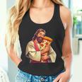 面白いイエスピザ愛好家クリスチャンユーモアtシャツ ピザジョーク タンクトップ