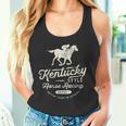 面白いダービーデー、ケンタッキースタイルの競馬 タンクトップ