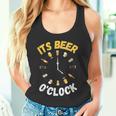 面白いビールoクロックティー。ナショナルビールデー、父の日に。 タンクトップ