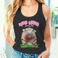 面白いムーデンかわいい赤ちゃんの有名なピグミーカバ タンクトップ