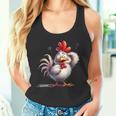 面白い動物、友人や家族のための素晴らしいチキン タンクトップ
