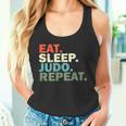 面白い柔道家が寝る柔道を食べる タンクトップ