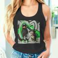 面白い猿と犬のグラフィックストリートウェアクールなデザイン 男性用 タンクトップ