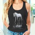 馬 動物 モチーフ アート 馬 タンクトップ