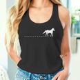 馬の線路、馬蹄、乗馬。 タンクトップ