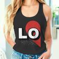 ２人で着るとハートが出来る Loveの文字になる 「Lo」カップル 恋人 タンクトップ